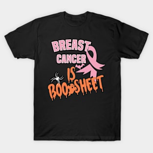 Spooky Breast Cancer Awareness Halloween Shirt - Support the Boo-tiful Fight T-Shirt